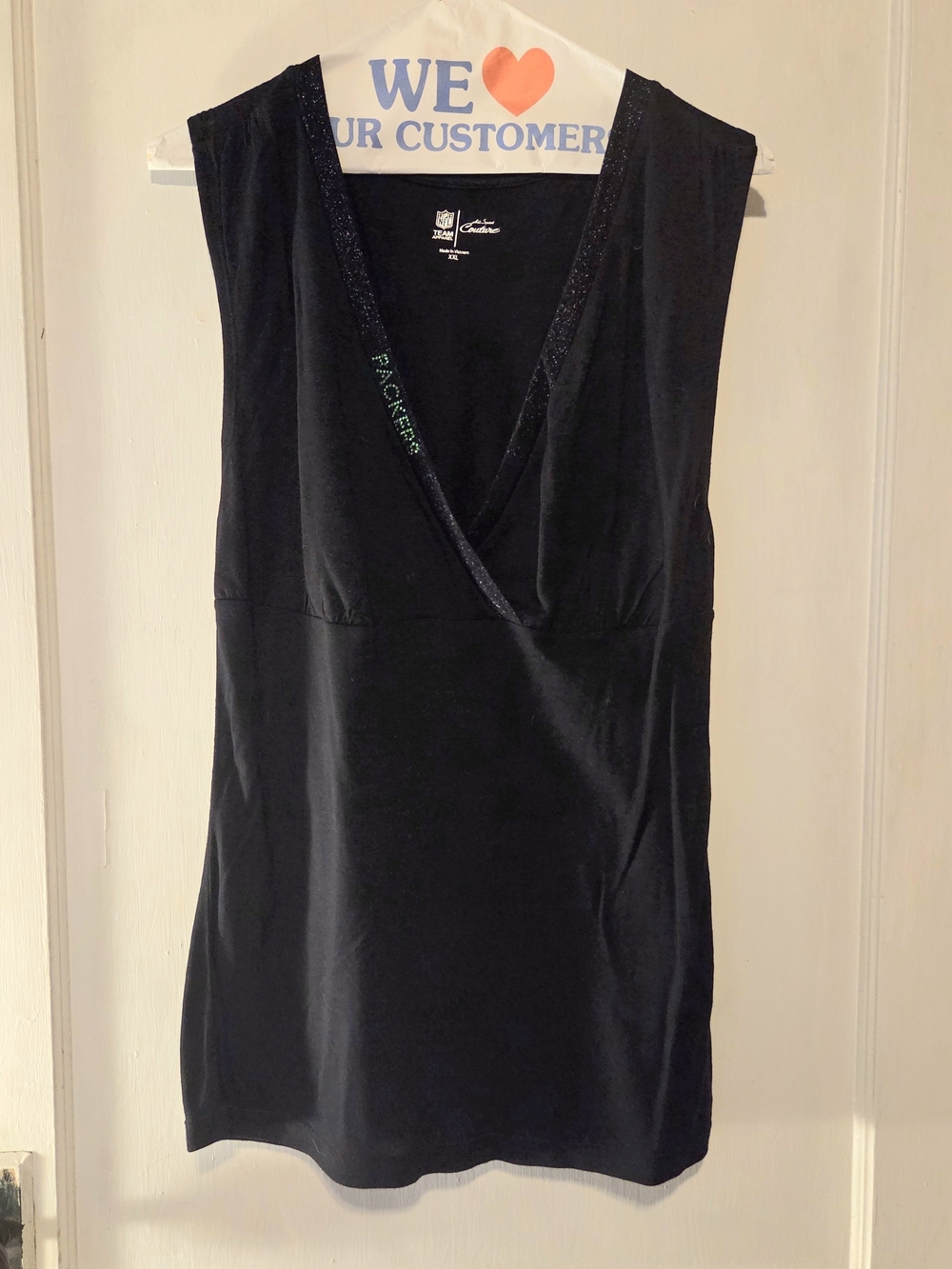 NFL Team Apparel Couture Packers Tank Top